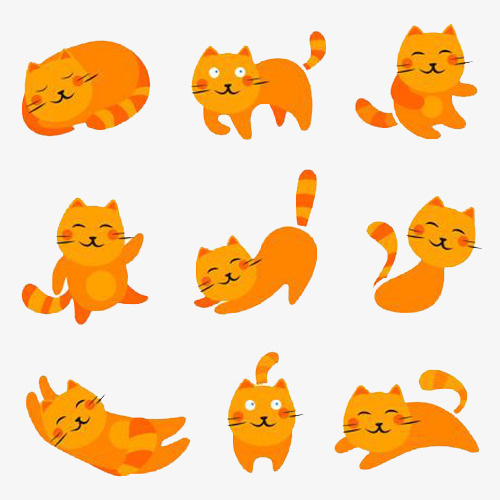 九只懒惰的猫免抠