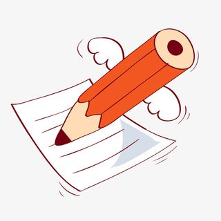 学习用具铅笔本子PNG下载免抠