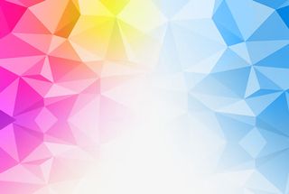 彩色几何立体背景