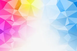 彩色几何立体背景