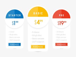 彩色价格标签免抠