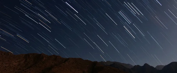 星空轨迹图图片高清