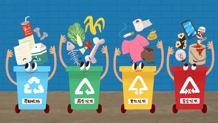 垃圾分类大家来帮忙高清