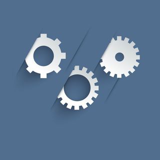 立体齿轮背景高清