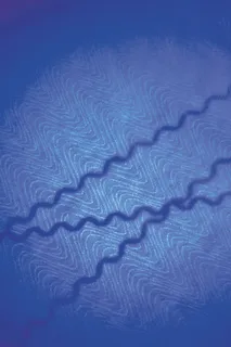 蓝色波纹概念背景图高清