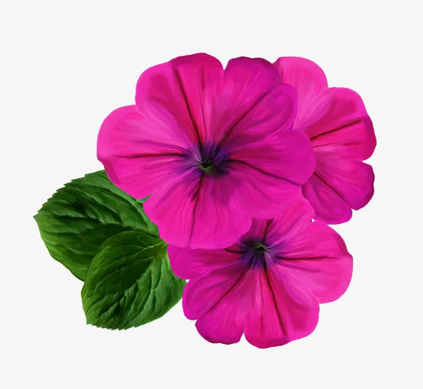 花草标签花卉设计素材免抠
