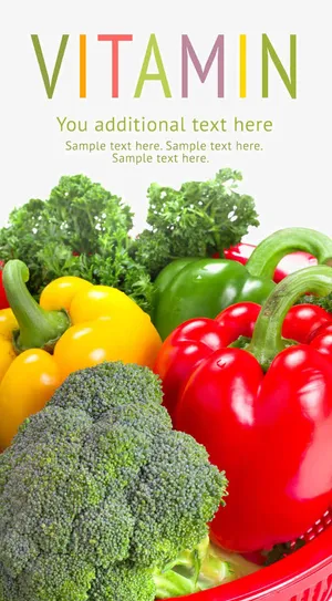 新鲜蔬菜展板设计免抠