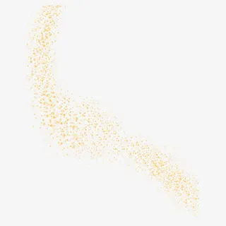 黄色发光金色粒子免抠手绘/卡通卡通元素