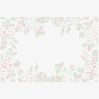 绿色清新植物边框纹理免抠