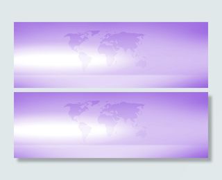 紫色世界地图高清