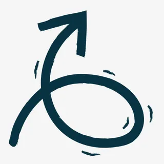 漂浮素材 不规则 箭头 铅笔画免抠