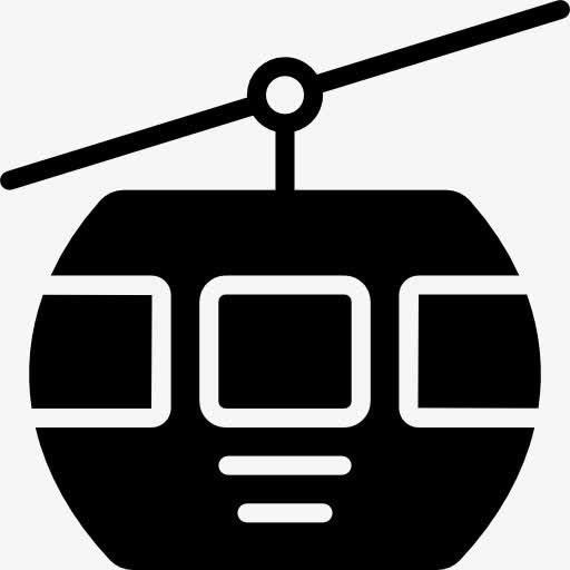 电缆车舱图标免抠