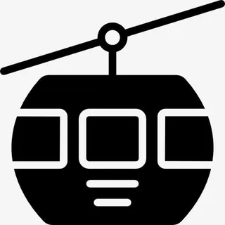 电缆车舱图标免抠