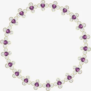 紫色首饰相框免抠