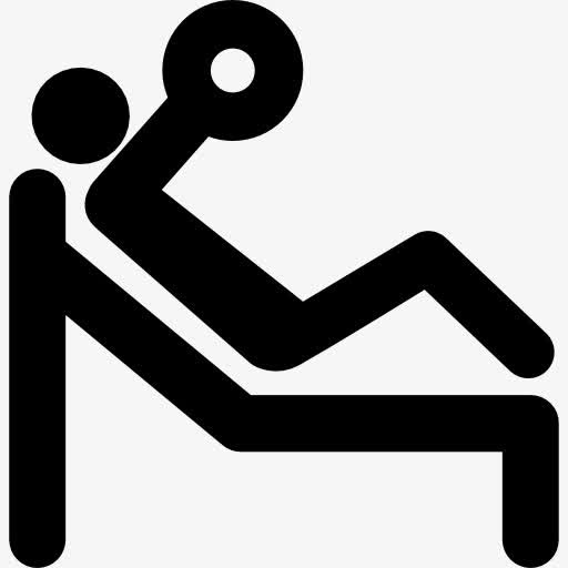 上胸部训练图标免抠