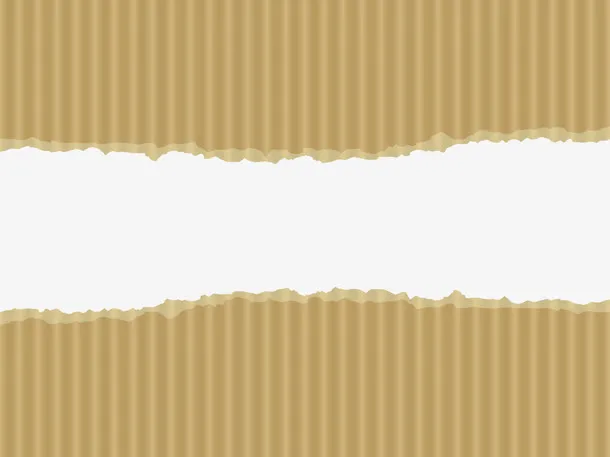 竖条纹撕纸标题框免抠