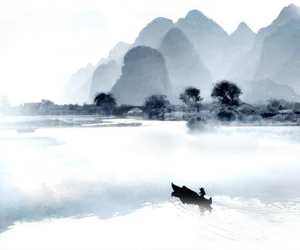 水墨画风景元素免扣PNG高清