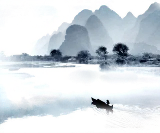 水墨画风景元素免扣PNG高清