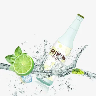 艺术水滴喷溅免抠