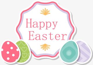 清新复活节素材免抠