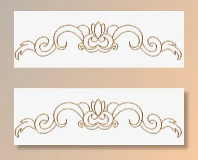 中国风花边头免抠