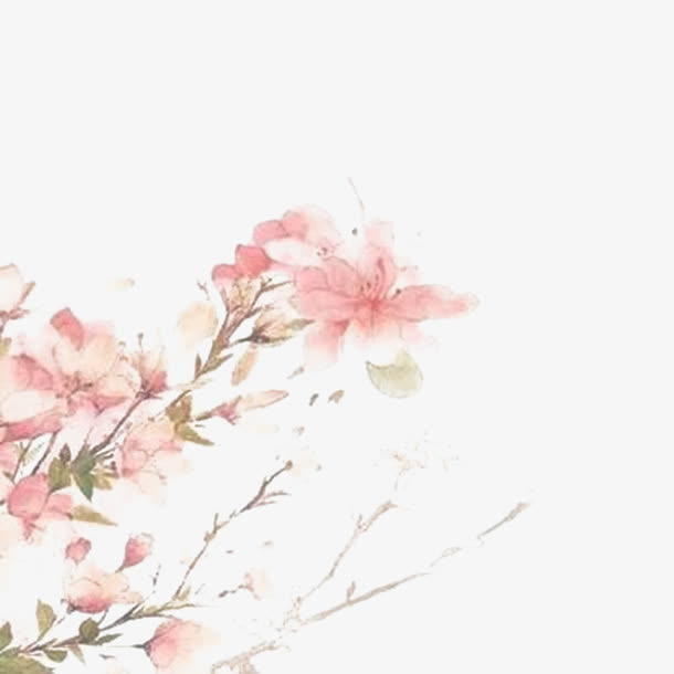 古风桃花免抠