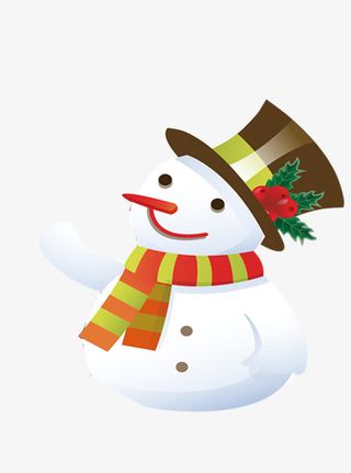 圣诞节圣诞雪人高清免抠图素材免抠