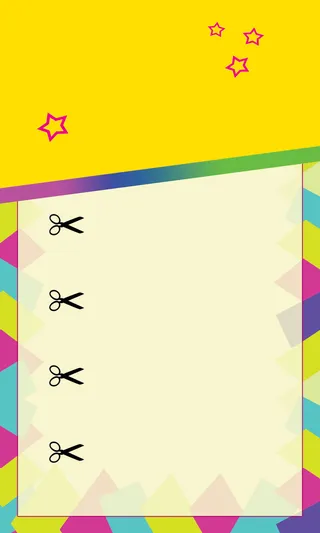 美发沙龙展板背景高清