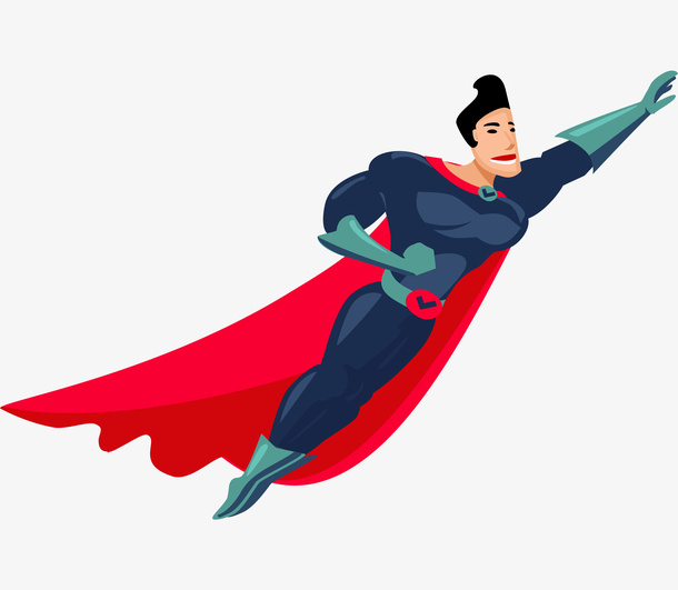 手绘卡通动画超人飞侠免抠
