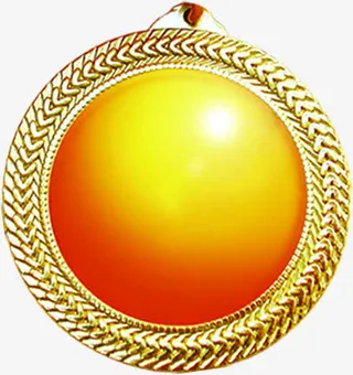 黄红色中国风图标免抠