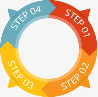 多彩拼接圆圈免抠