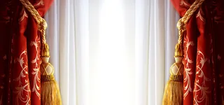古典高档布帘背景高清