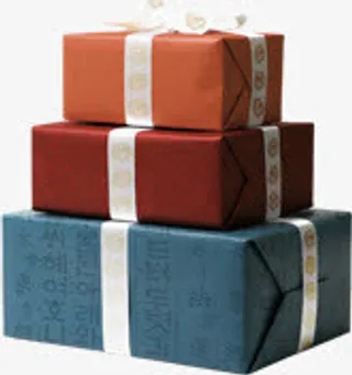 三层创意礼盒叠加免抠