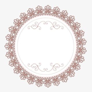 简约古风圆圈免抠