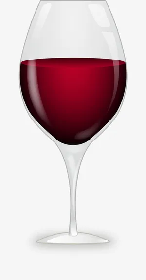 一杯红酒图案素材免抠