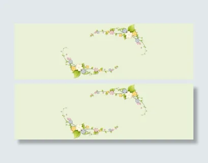 唯美小清新花朵背景海报