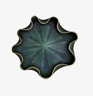 荷叶花型图片免抠