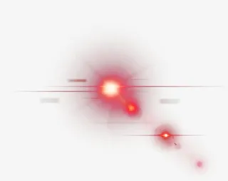 红色线条光晕免抠