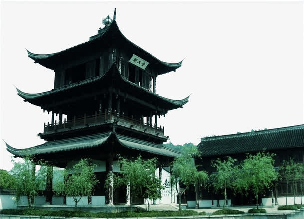 古代阁楼免抠