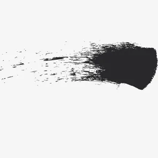 短横干毛笔笔画免抠