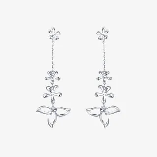 花子叶子耳环免抠