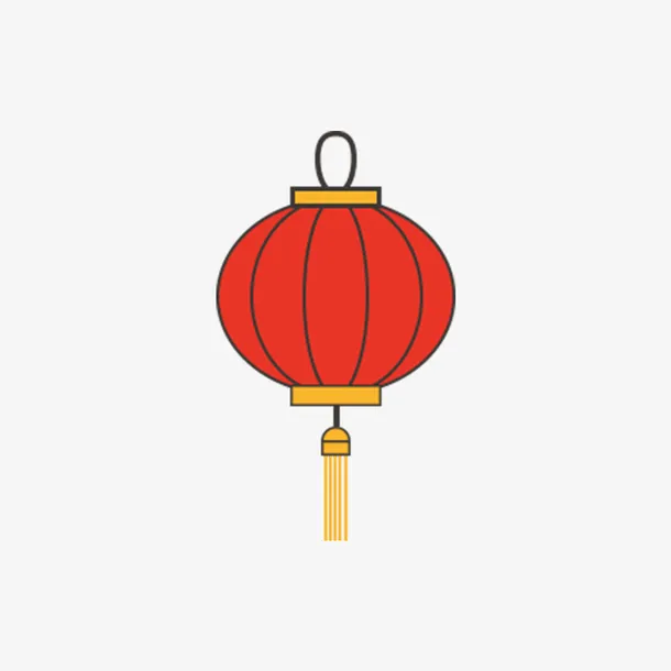 灯笼 灯 装饰灯 红灯笼  灯免抠
