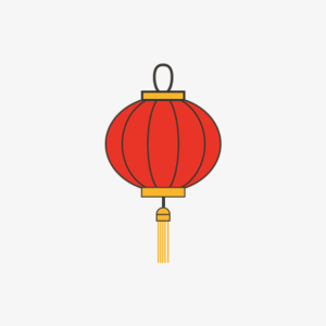灯笼 灯 装饰灯 红灯笼  灯免抠