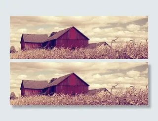 农村小屋背景高清