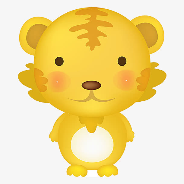 卡通小老虎免抠