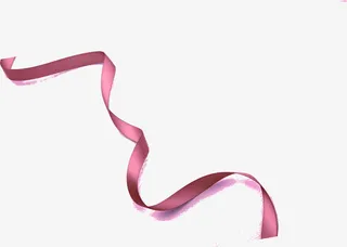 创意七夕海报彩带免抠