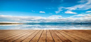 摄影风景蓝色banner高清