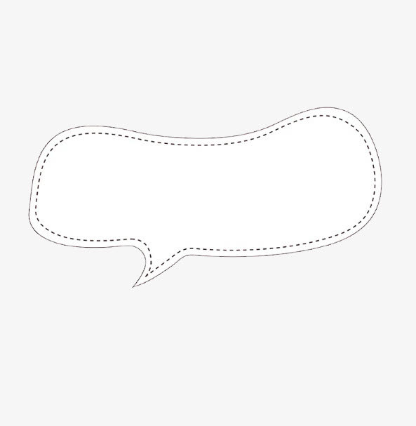 卡通对话框免抠