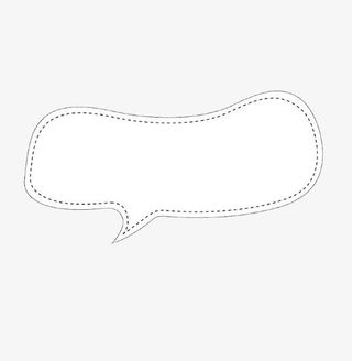 卡通对话框免抠