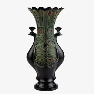 青铜双凤花瓶免抠